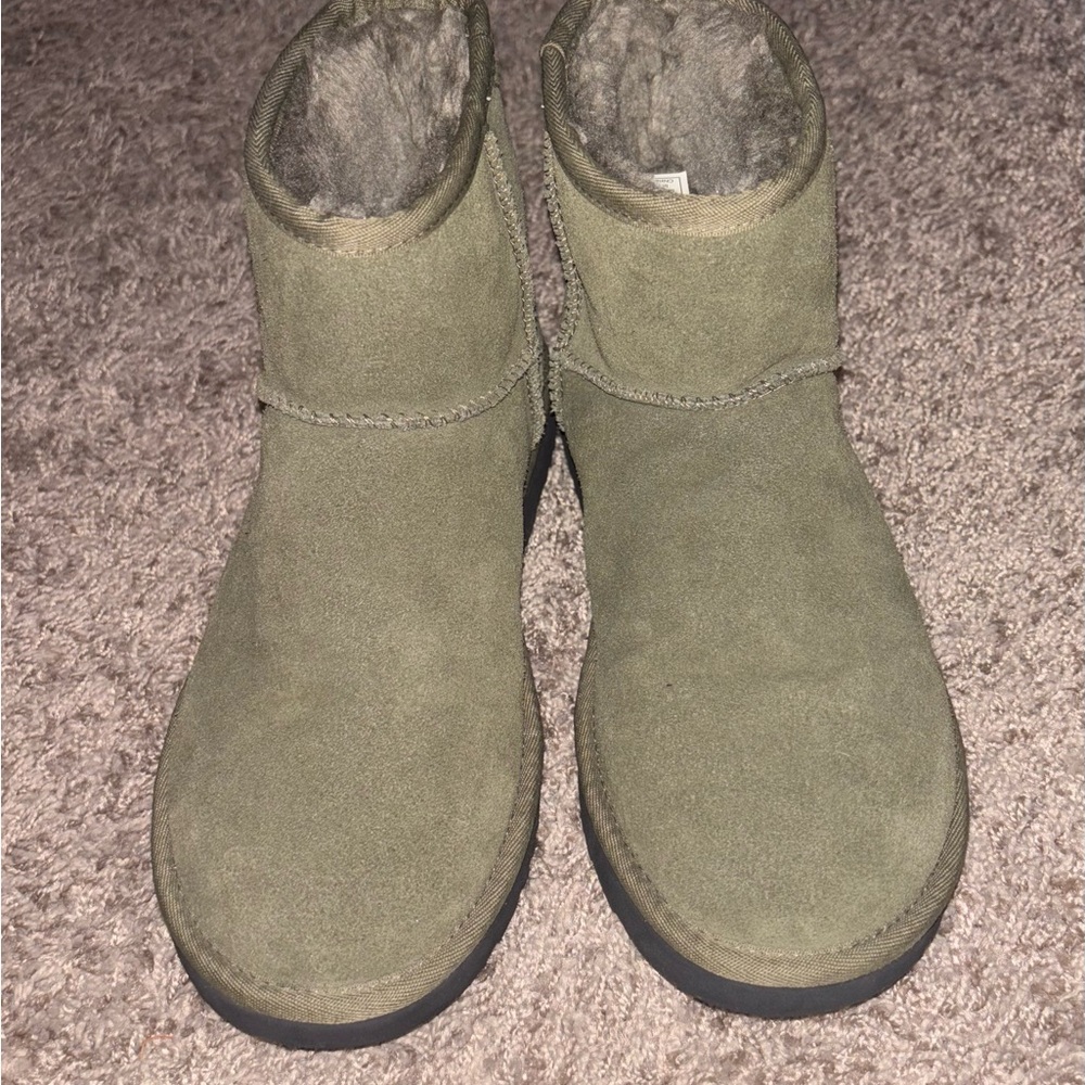 UGG Olive Ankle Boots